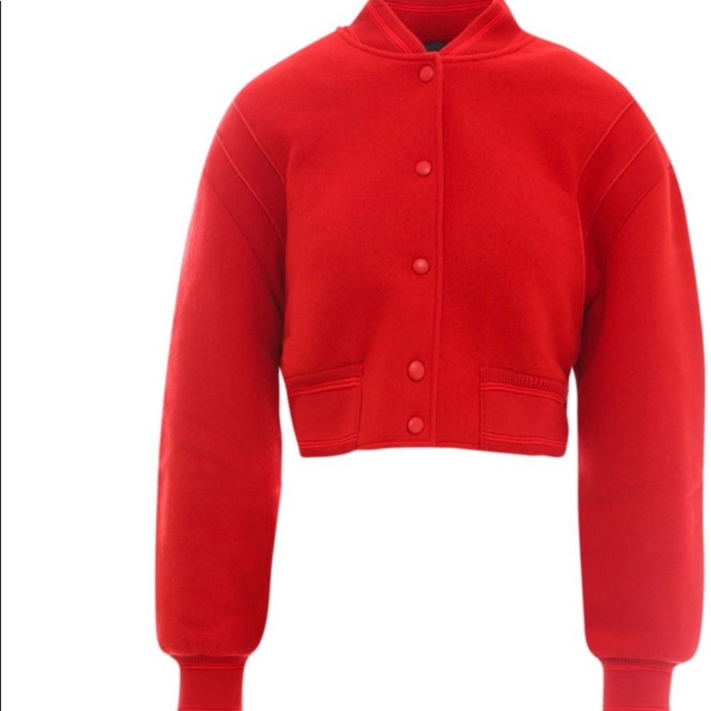 Givenchy wool cropped bomber jacket